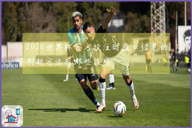2026世界杯官方投注时盘口信息的判断方法有哪些技巧